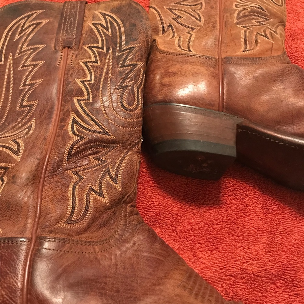 【美品】Lucchese 1883（濃いキャメル×クロコ（足背）） 美品】Lucchese 1883（濃いキャメル×クロコ（足背）） （2025年